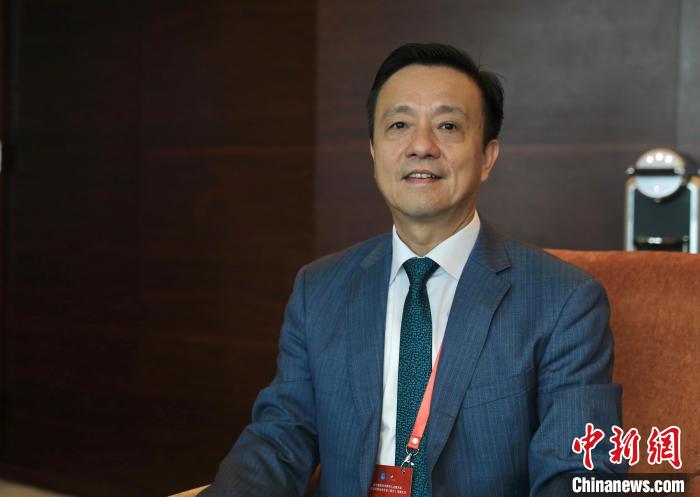 姚志胜接受中新网记者专访。 王磊 摄 姚志胜接受中新网记者专访。 王磊 摄